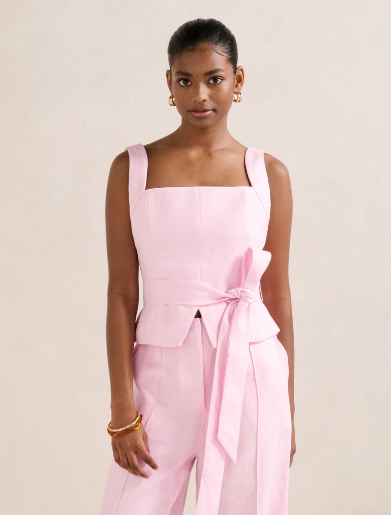 Posey Petite Halter Bustier Top