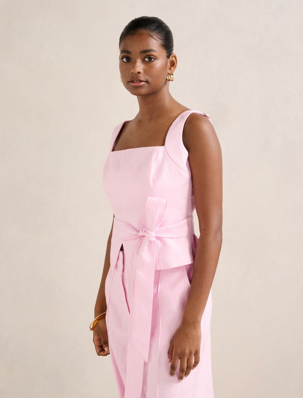 Posey Petite Halter Bustier Top