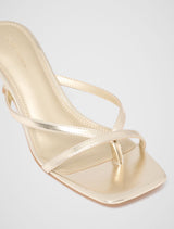 Tammy Toe Thong Heeled Sandal Forever New