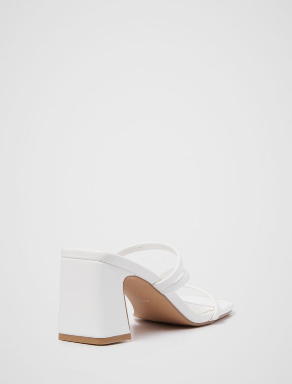 Simone Strappy Mule Block Heel Forever New