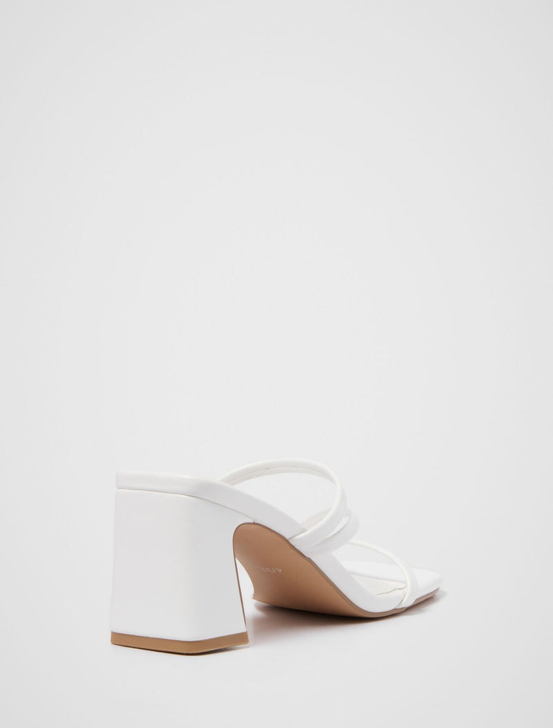 Simone Strappy Mule Block Heel Forever New