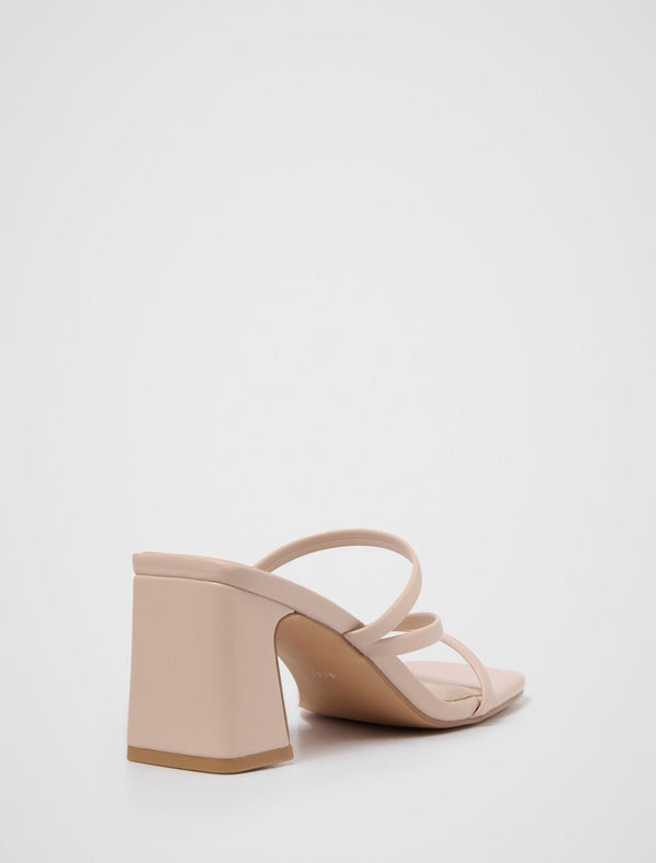 Simone Strappy Mule Block Heel Forever New