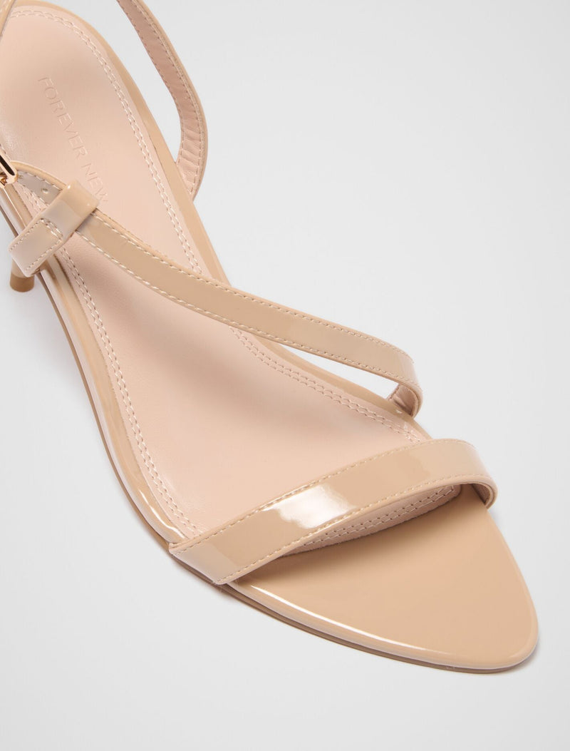 Abigail Asymmetrical Pointy Sandal Heel Forever New