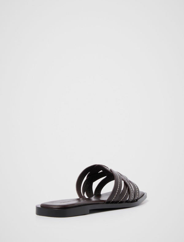 Frannie Interwoven Flat Mule Forever New