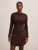 Isadora Petite 2 In 1 Tailored Mini Dress Forever New