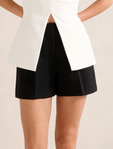 Winslet Tailored Shorts Black Forever New