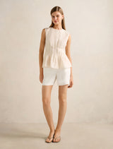 Taylor Pleat Detail Top Forever New