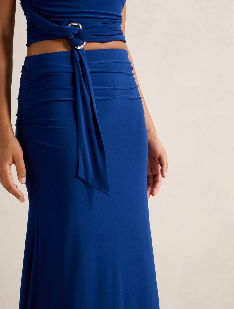 Mimi Flute Maxi Skirt Forever New