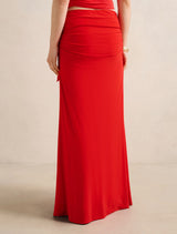 Mimi Flute Maxi Skirt Forever New