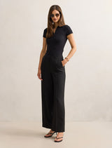 Aaliyah Ribbed Polo Top Forever New