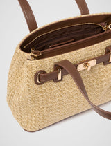Isabella Weave Tote Bag Forever New