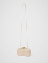Callie Flower Clasp Jewel Hardcase Clutch Forever New