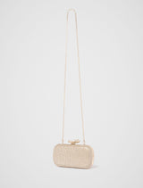 Callie Flower Clasp Jewel Hardcase Clutch Forever New