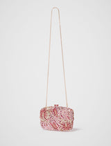 Everly Orchid Flower Clasp Hardcase Clutch Forever New