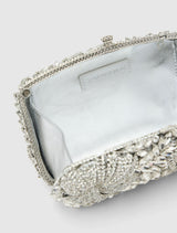 Everly Orchid Flower Clasp Hardcase Clutch Forever New