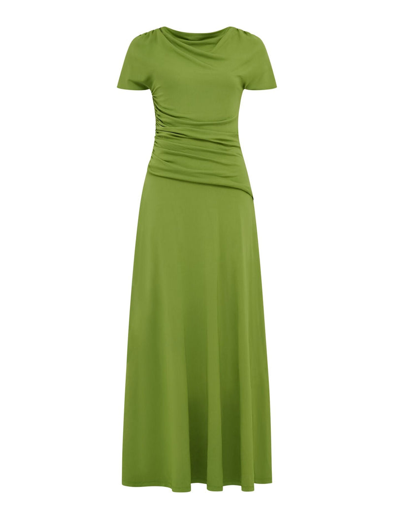 Gemini High Neck Jersey Maxi Dress Forever New