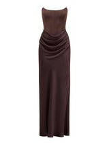 Isra Drape Strapless Maxi Dress Forever New