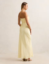 Isra Drape Strapless Maxi Dress Forever New