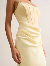 Isra Drape Strapless Maxi Dress Forever New