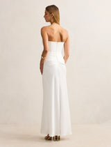 Isra Drape Strapless Maxi Dress Forever New