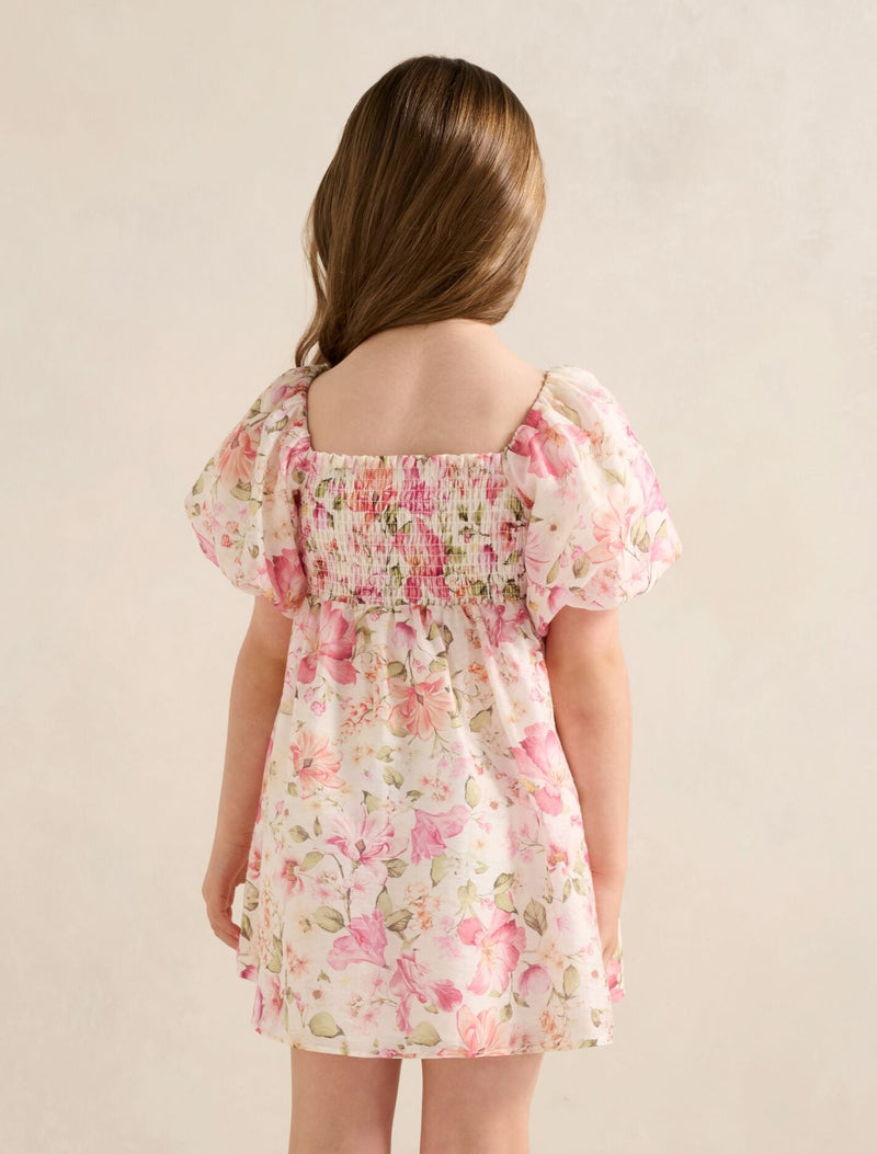 Juliana Girls Puff Sleeve Dress Forever New