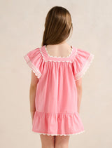 Maisie Girls Flutter Sleeve Dress Forever New