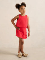 Aria Girls Scalloped Skort Forever New