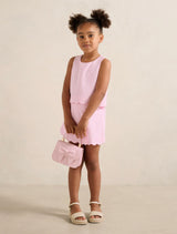 Molly Girls Scalloped Shift Top Forever New