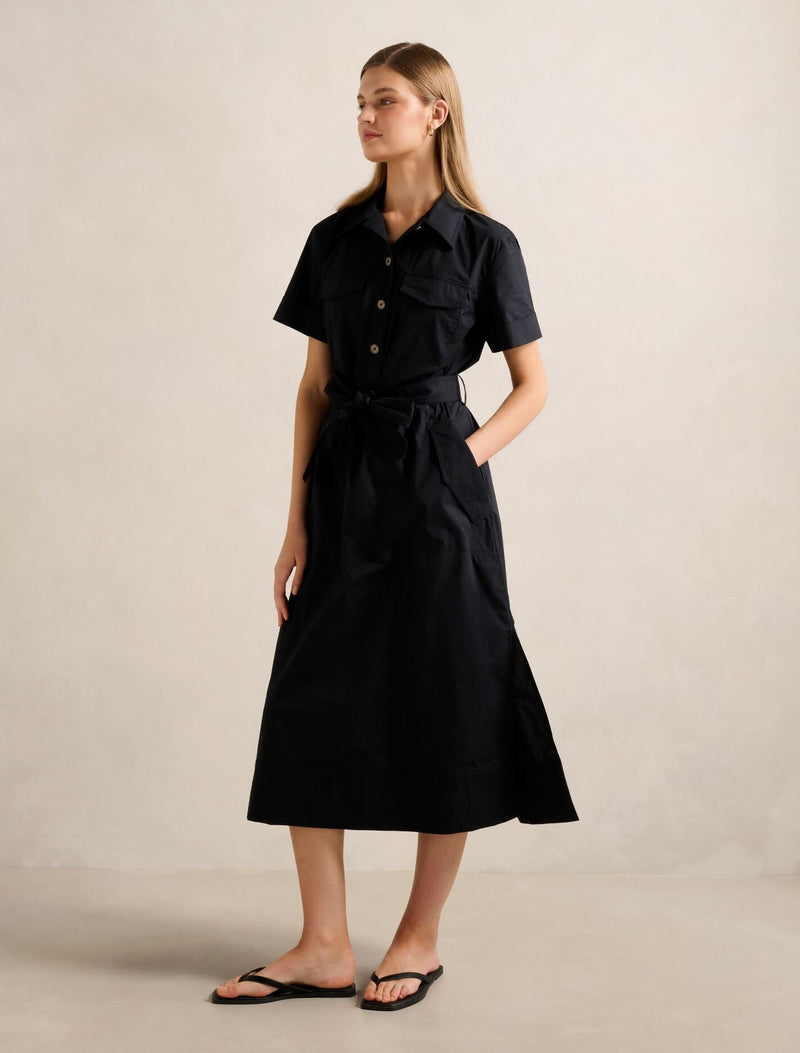Danica Cotton Shirt Midi Dress Forever New