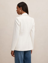 Trixie Gold Button Blazer Forever New