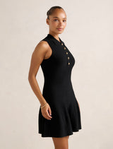 Amari Polo Knit Mini Dress Forever New