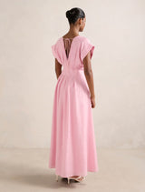 Alessandra Petite Tucked Midi Dress Forever New