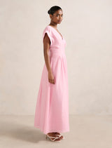 Alessandra Petite Tucked Midi Dress Forever New