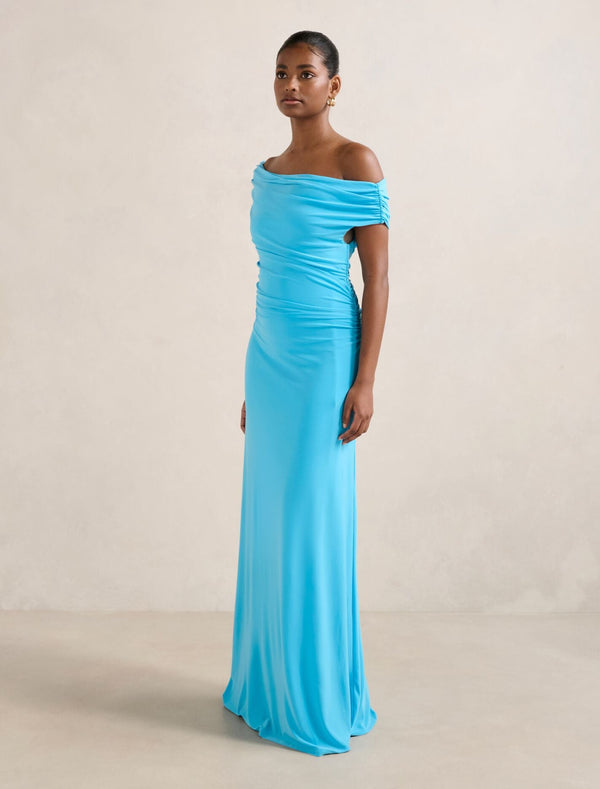 Romy Petite Off Shoulder Dress Forever New