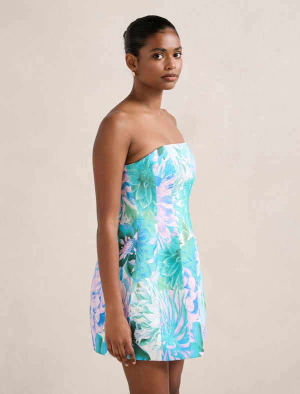 Skye Petite Strapless Mini Dress Forever New