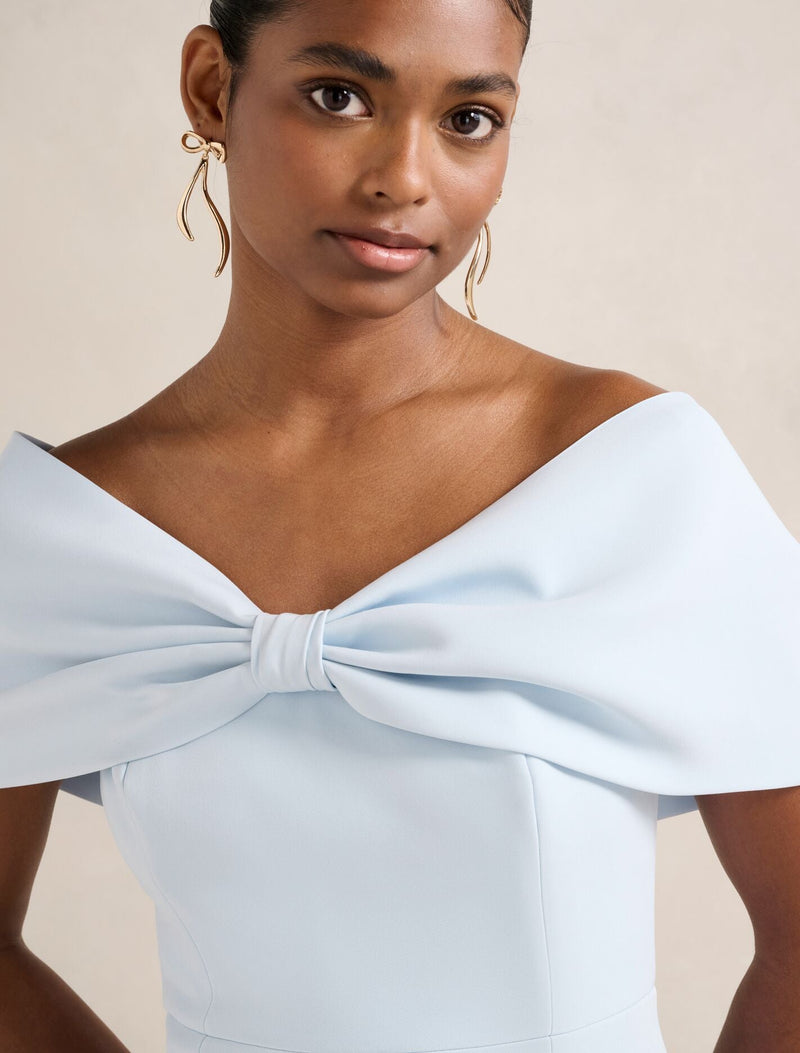 Scottie Petite Strapless Bow Mini Dress Forever New