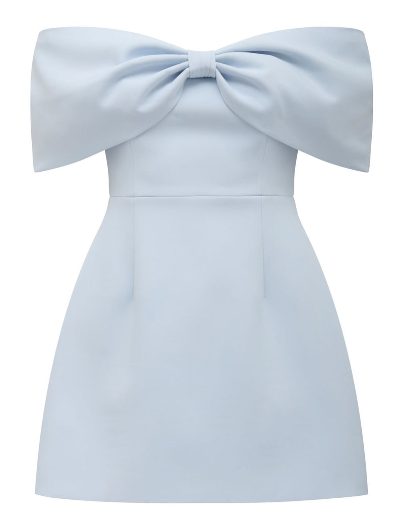Scottie Petite Strapless Bow Mini Dress Forever New