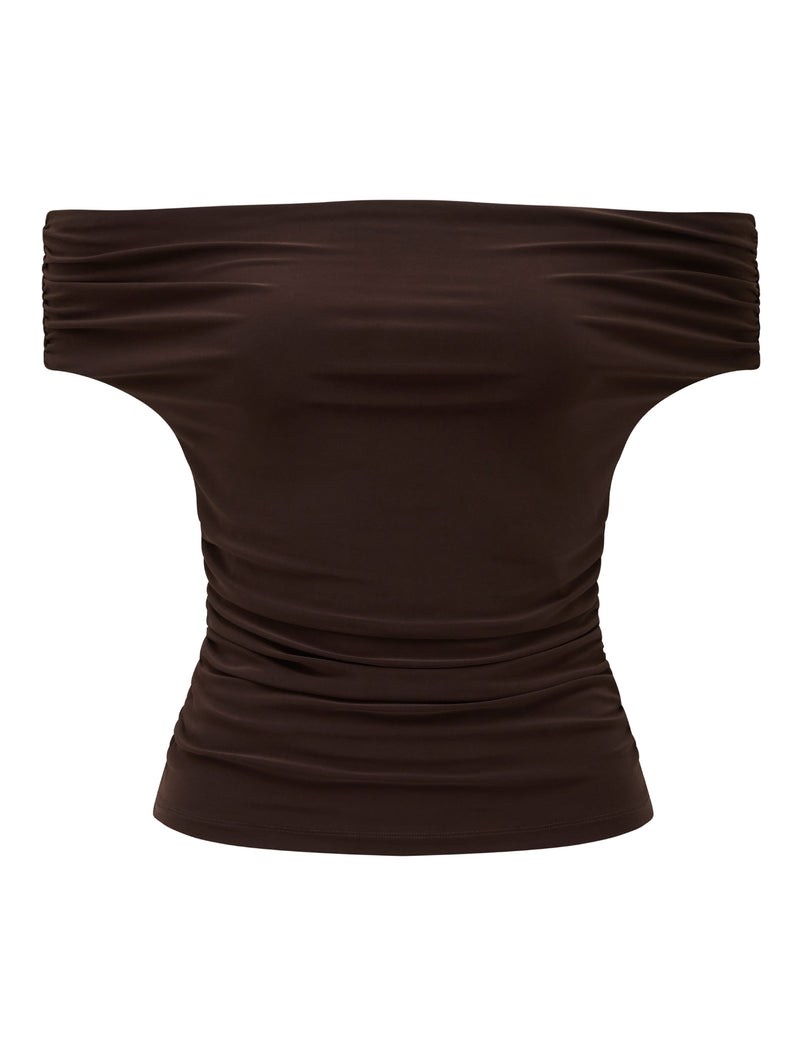 Mimi Petite Off Shoulder Top