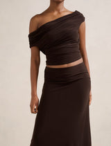 Mimi Petite Flute Maxi Skirt