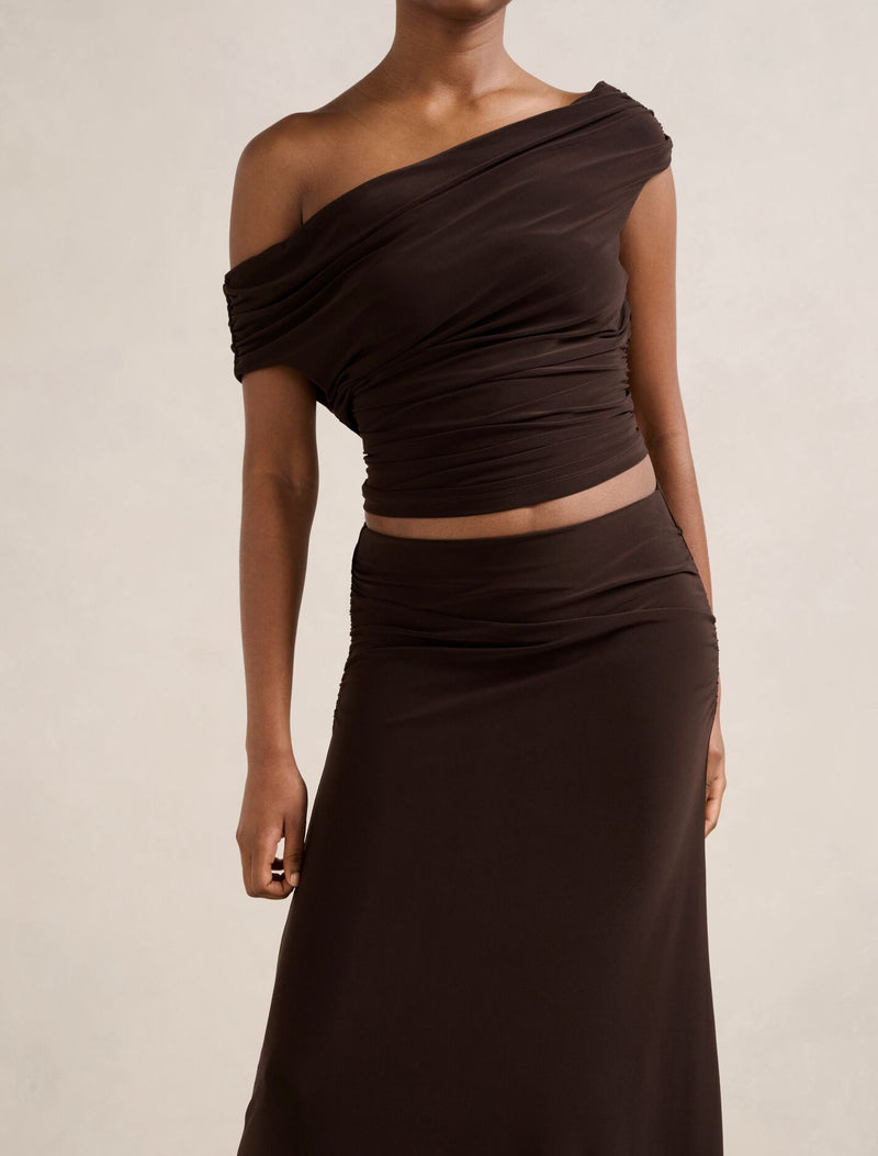 Mimi Petite Flute Maxi Skirt