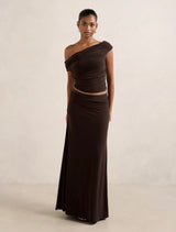 Mimi Petite Flute Maxi Skirt Forever New