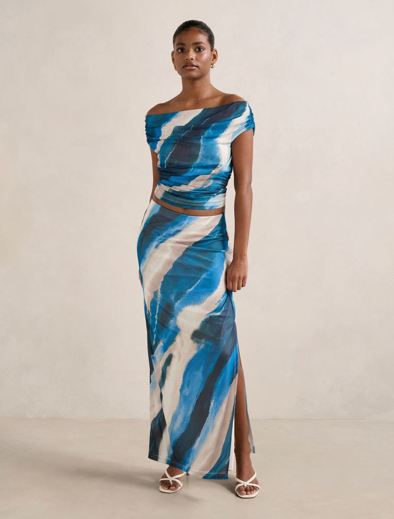 Mimi Petite Off Shoulder Top Forever New