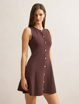 Lucienne Fit And Flare Knit Mini Dress Forever New