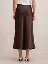 Sally Satin Slip Skirt Forever New