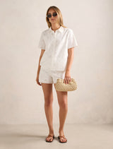 Bridie Embroidery Shirt Forever New