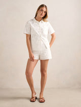 Bridie Embroidery Shorts Forever New