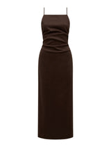 Stella Stretch Linen Midi Dress Forever New