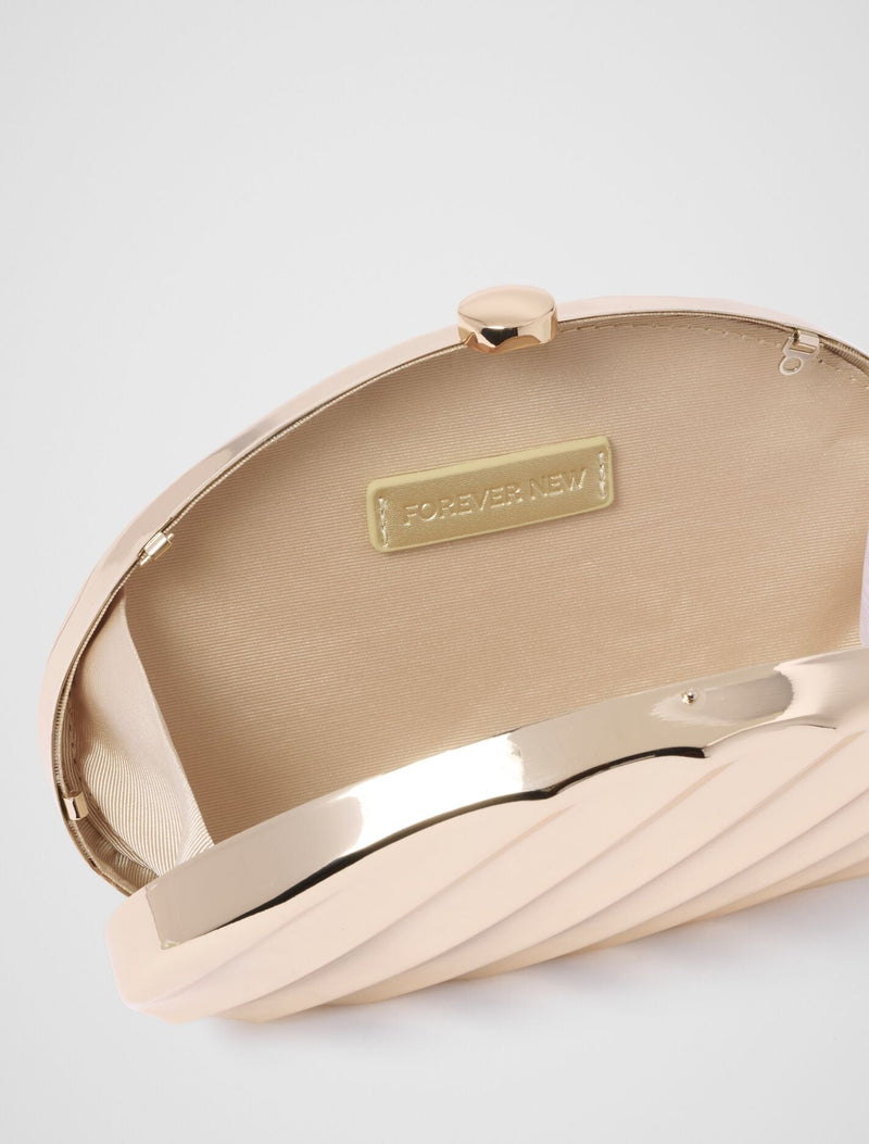 Sapphire Hardcase Clutch Forever New