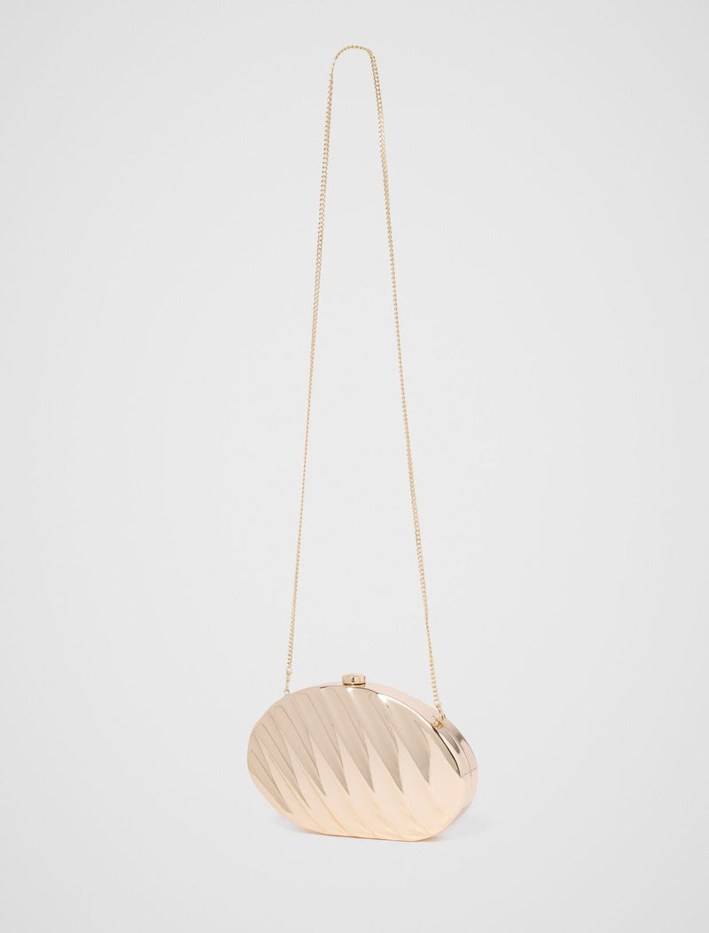 Sapphire Hardcase Clutch Forever New