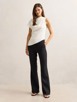 Aubery Asymmetric Draped Top Forever New